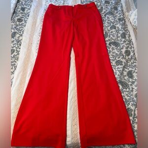 Loft size 4 wide leg trousers gold button detail